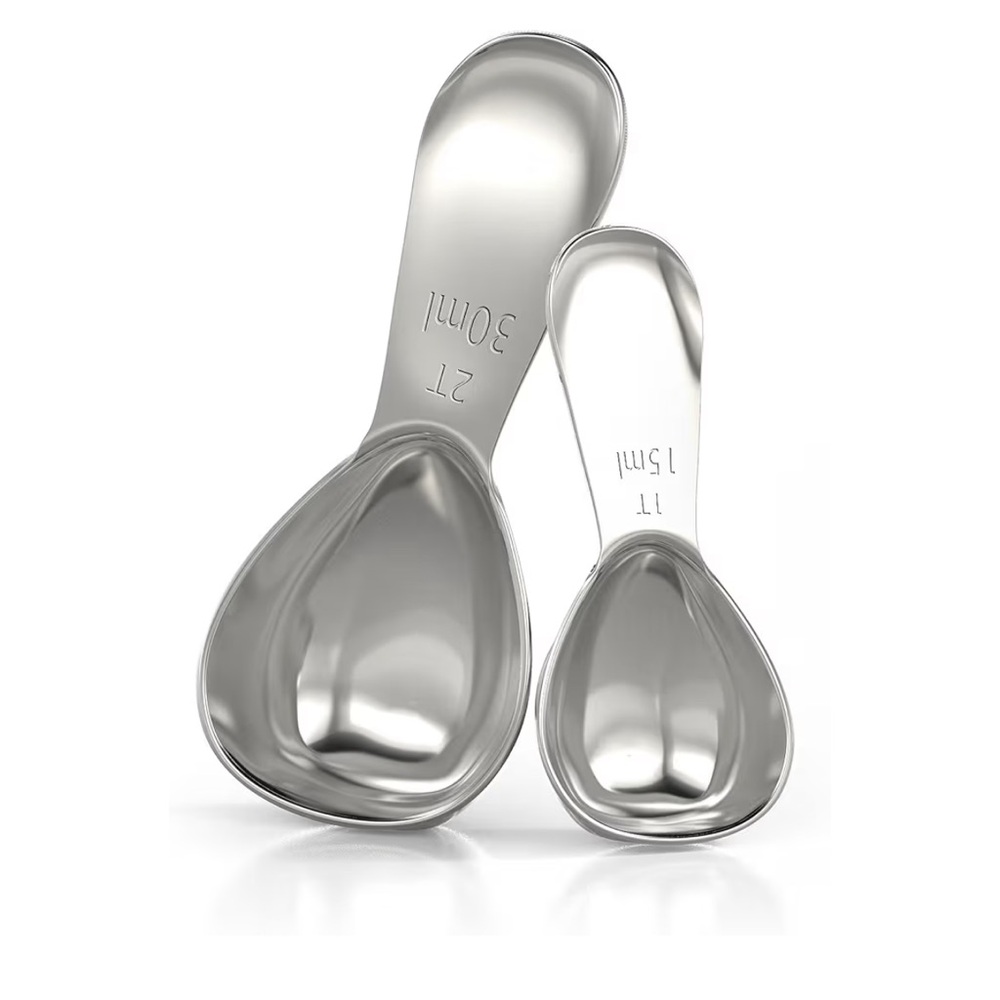2-Piece Stainless Steel Coffee Scoop Set